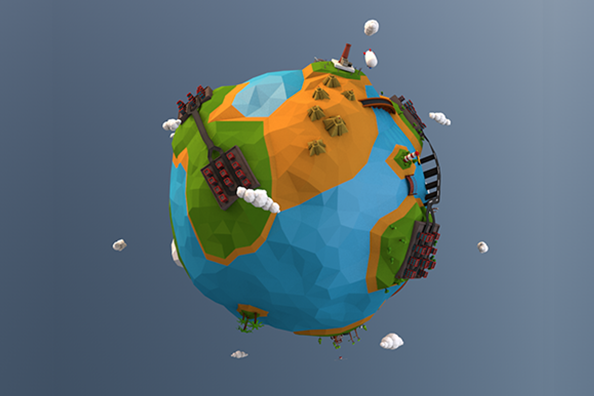 Low Poly Earth, an Environmental 3D Model by CreativeeArt (Photo 4 of 14)