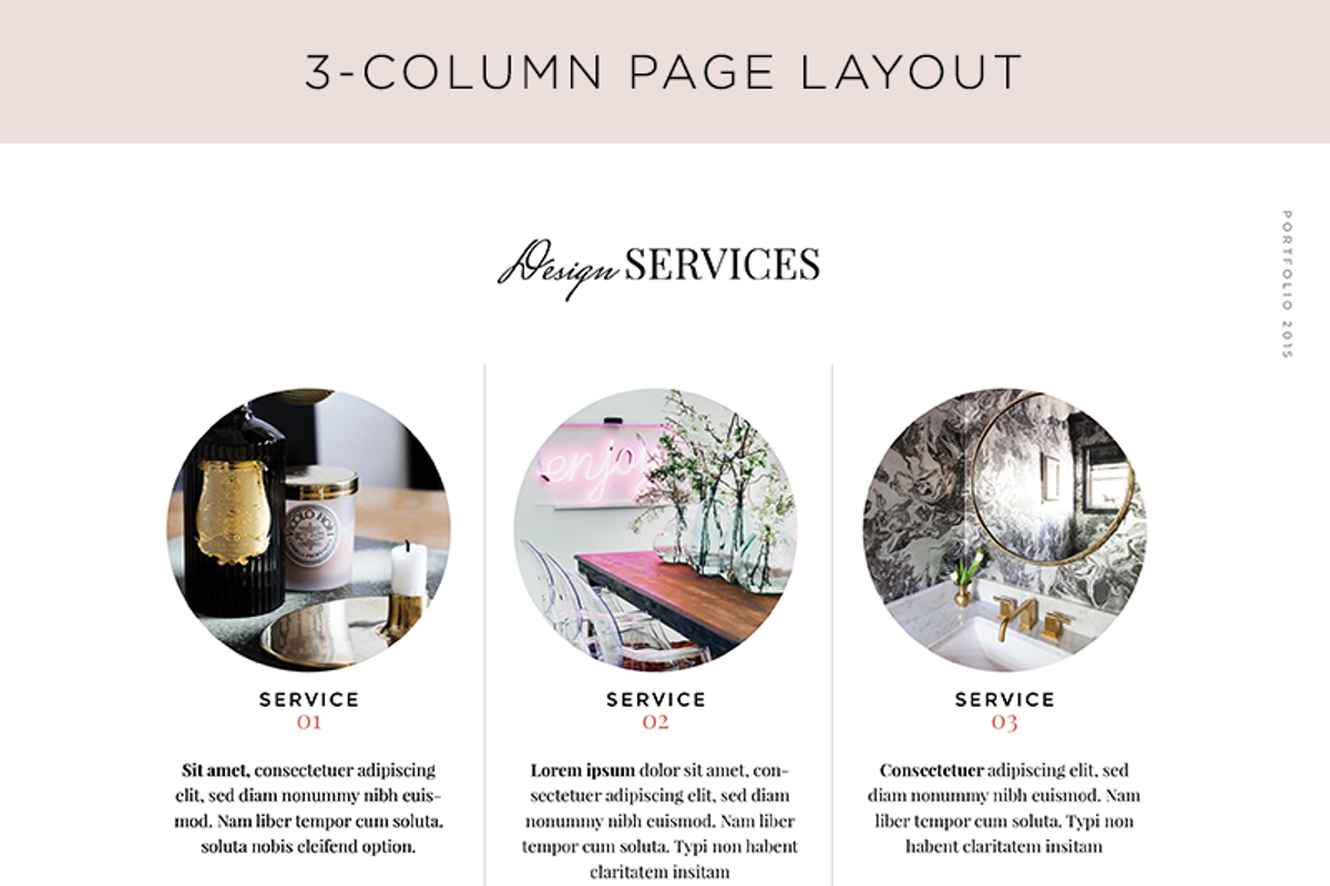 SALE - 30% off -The Olivia Portfolio, a Brochure Template by STUDIO MEROE (Photo 4 of 10)