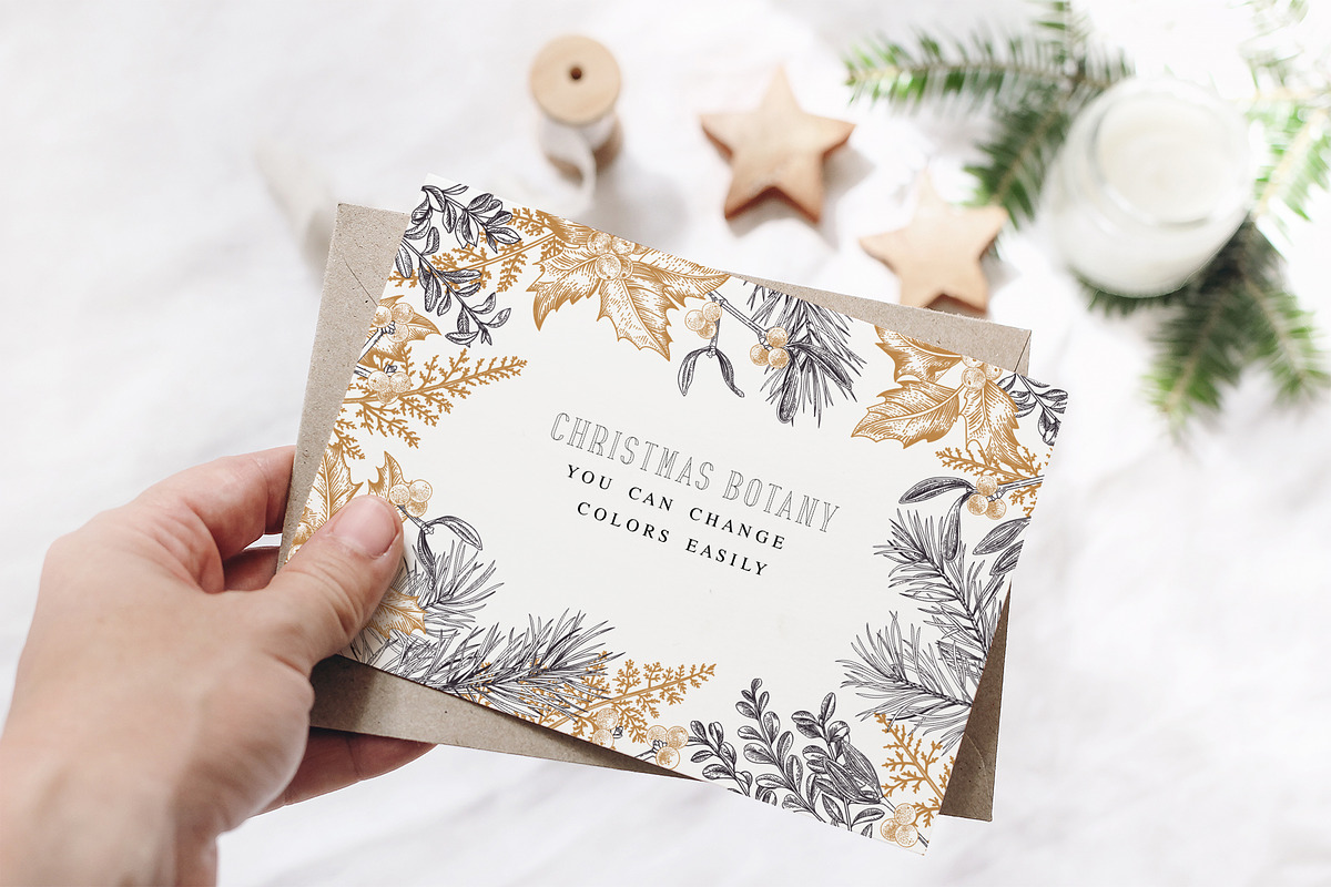 Christmas botany, a Card Template by Lisla (Photo 3 of 9)