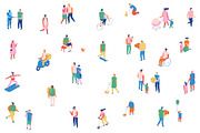 Flat vector people lifestyle bundle, a Person Illustration by Vector_Art (Thumbnail 19 of 27)