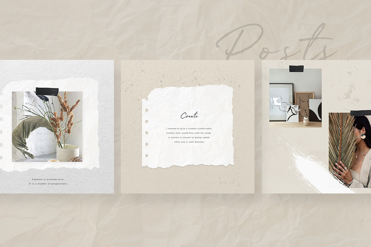 CANVA & PS /  Camellia Social media, a Social Media Template by Simple có (Photo 8 of 10)