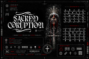 Royal Hatred Typeface, a Blackletter Font by alit design (Thumbnail 17 of 20)