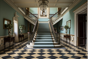 Hall corridor entrance stairs design, an Architecture Photo by Ylivdesign