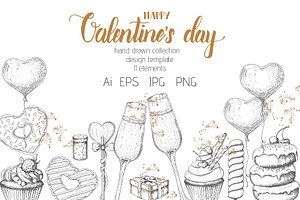 Valentines Day Set.