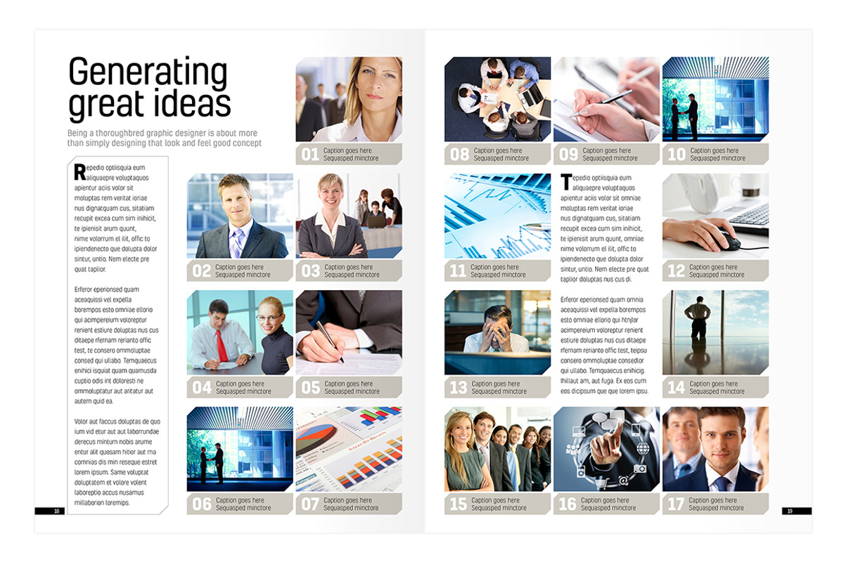 Magazine Template InDesign 01, a Magazine Template by Love Graphic Design (Photo 18 of 28)