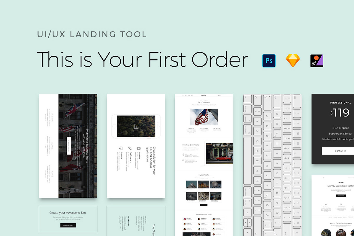 First Order UI/UX Tool, a Templates & Theme by Craftwork (Photo 1 of 9)