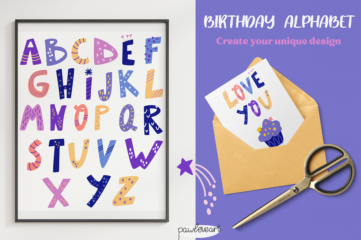 Funny cats – Birthday Clipart, an Object Graphic by PawLoveArt (Photo 8 of 14)