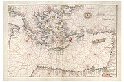 Antique Nautical Charts, a Texture Graphic by Blue Line Design (Thumbnail 13 of 21)