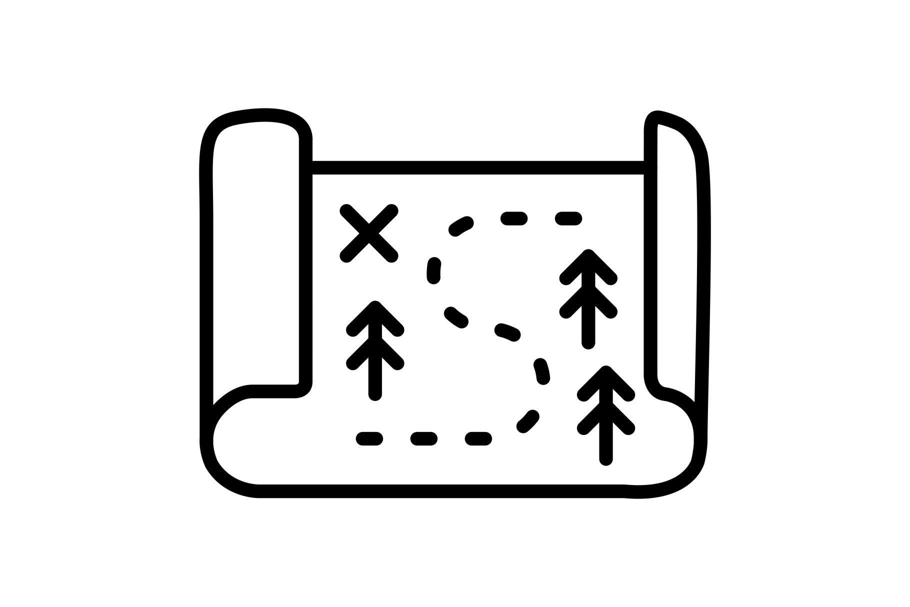 Map Line Icon, an Icon by Pexelpy