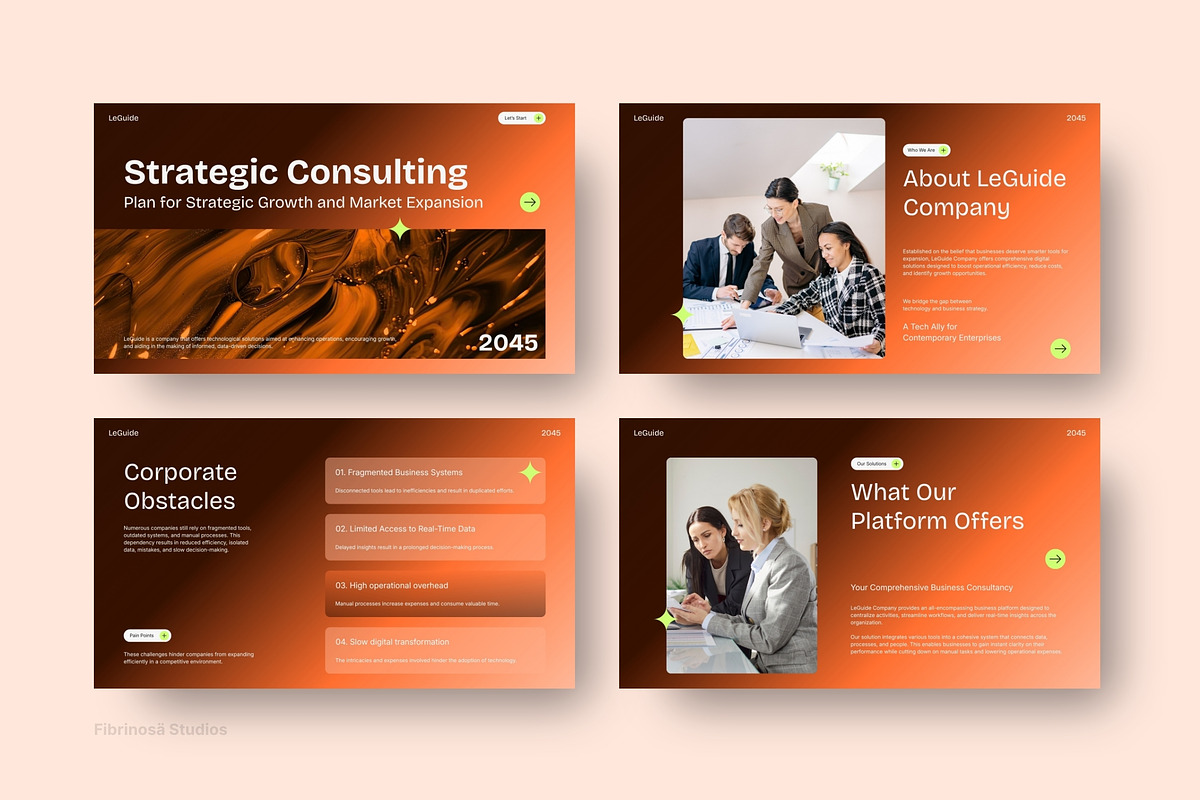 Modern Consulting Business Deck, a Presentation Template by FIBRINOSÄ (Photo 2 of 6)
