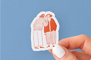 Hello, People! Hand-Drawn Characters, a Person Illustration by Veyla (Thumbnail 10 of 11)