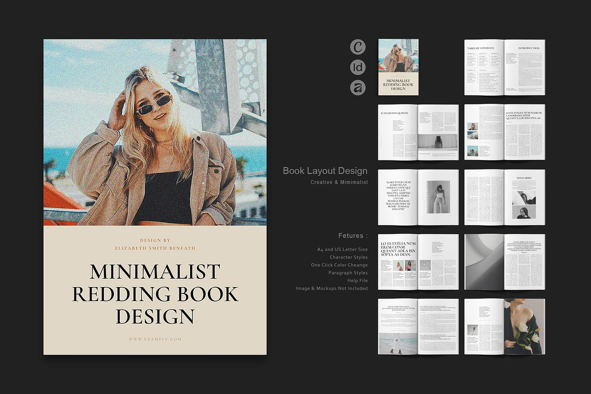 Book Title Layout Design Template, a Magazine Template by ElvinPrint (Photo 1 of 17)