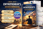 Entrepreneur’s Success Workbook, a Stationery Template by Designmela01 (Thumbnail 1 of 10)