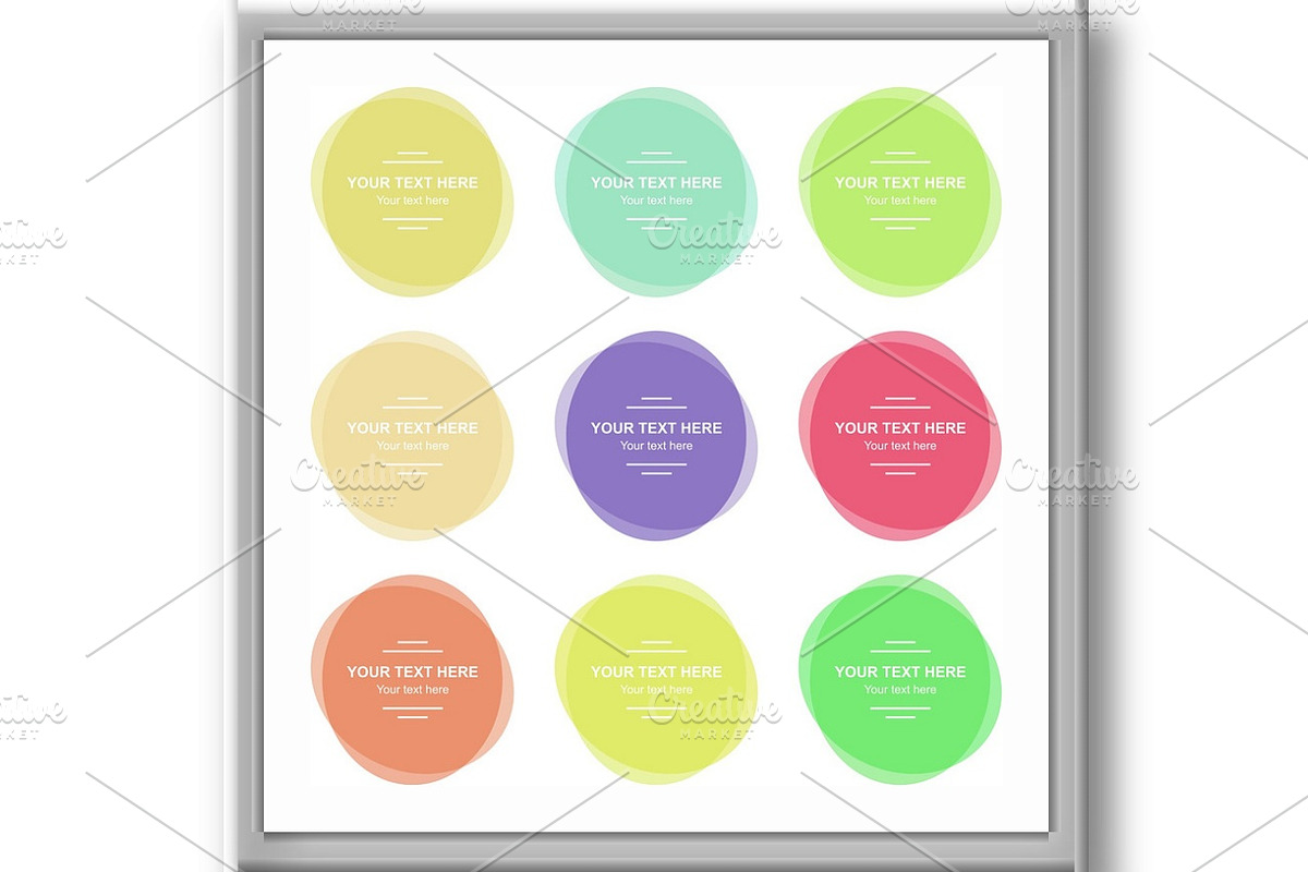 Set of Vector Colorful Banners, a Decorative Illustration by FineArtStudio (Photo 2 of 3)