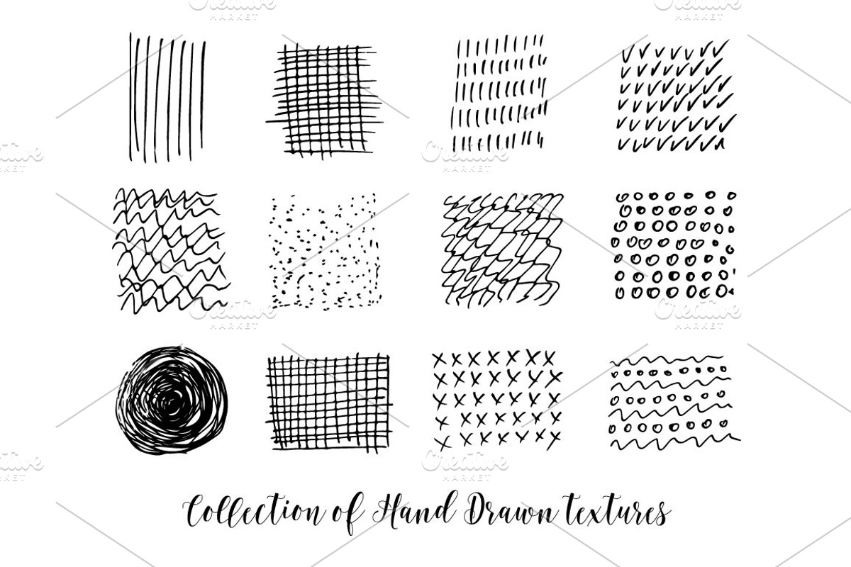 Vector set of brush strokes., a Texture Graphic by DikayaMiau (Photo 2 of 4)