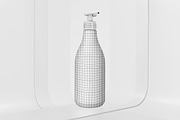 Shampoo Pump On Glass Mockup, a Packaging Mockup by Qaleb Studio (Thumbnail 1 of 2)