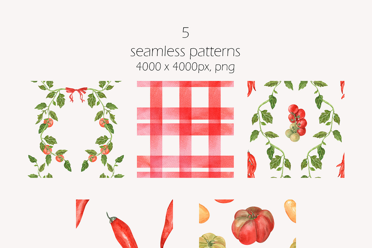 Amore Tomato Girl Summer Watercolor, a Food Illustration by Catch the Dream Art (Photo 13 of 13)