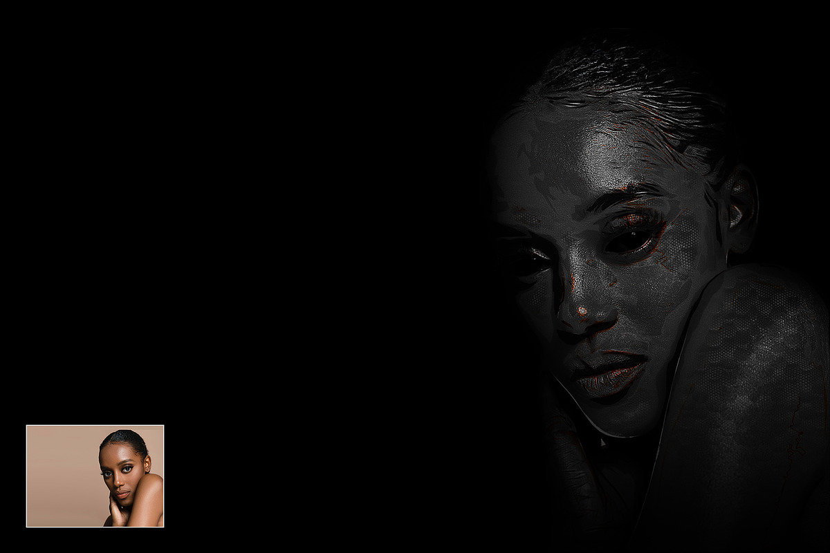 Black Viper Photoshop Action, an Action Add-On by A R T M A R T (Photo 7 of 8)