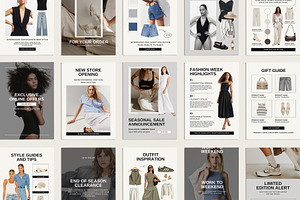 20 Fashion Email Canva Template