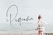 Signature Font La Pequeña, a Script Font by pixelcolours (Thumbnail 1 of 6)