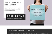 Poly-Union Geometric Design Kit, an Object Graphic by Pixel Supplies (Thumbnail 5 of 5)