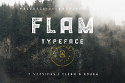 FLAM Typeface | Clean + Rough SALE, a Serif Font by Nicolas Fredrickson (Thumbnail 1 of 7)
