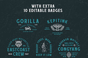 Retjeh Vintage Font Family, a Sans Serif Font by MuSan (Thumbnail 7 of 7)
