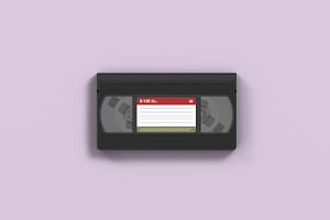 VHS Cassette Mockup - 16 Views