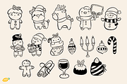 Hand Drawn Christmas PNG Clipart, a Seasonal Illustration by LemonDesign (Thumbnail 2 of 3)