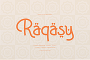 Raqasy | Hand Drawn Arabic, a Script Font by Denustudios (Thumbnail 1 of 12)