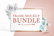 14 Fully Changeable Frame Mockups, a Print Template by As Good As Possible (Thumbnail 1 of 6)