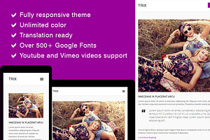 Trix - Responsive Blog Theme