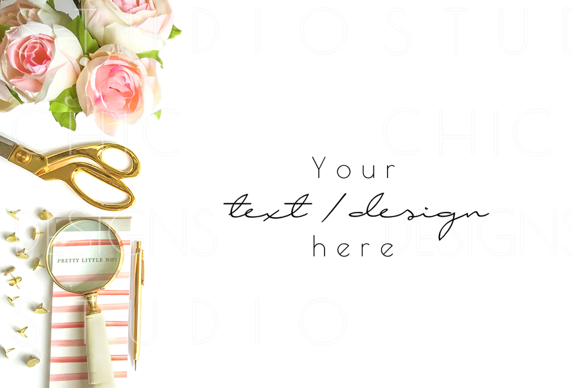 Styled Photography - Styled Desktop, a Product Mockup by Studio Chic Designs
