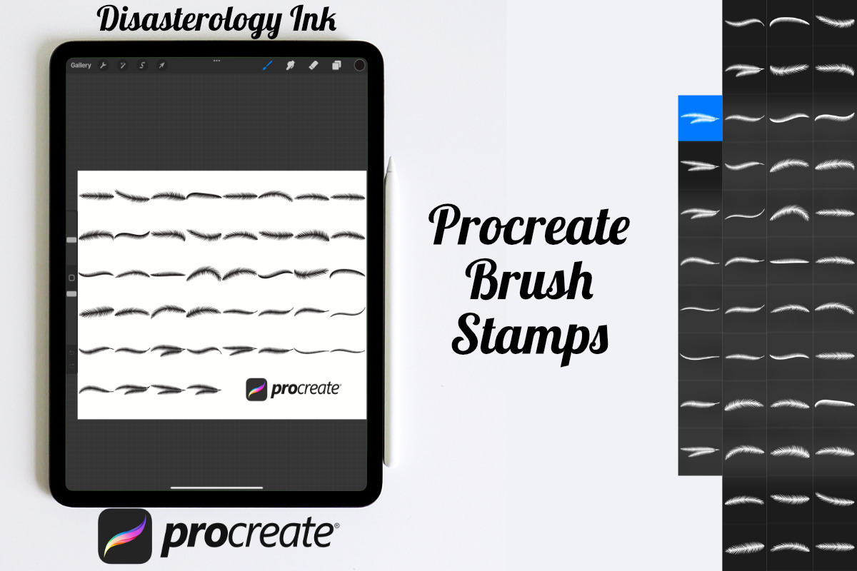 Tropical Palm Leaves Set 1 Procreate, a Brush Add-On by Disasterology Ink (Photo 3 of 10)