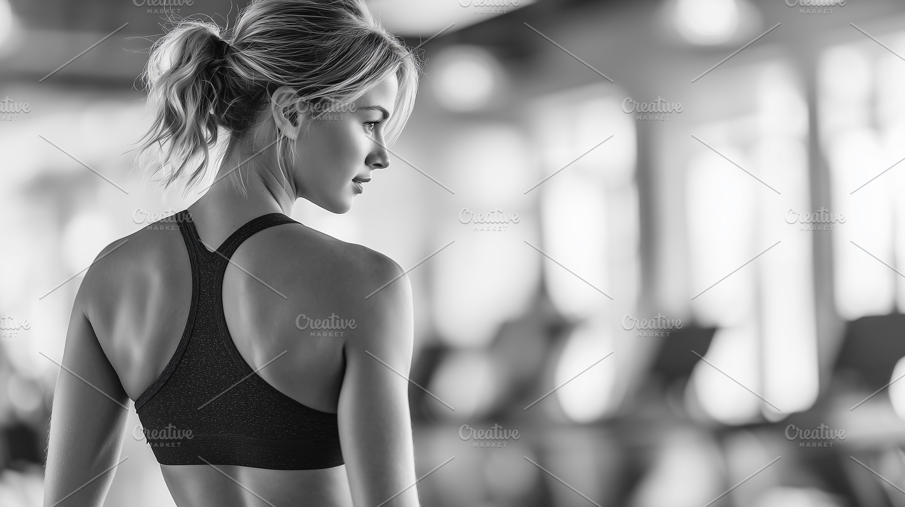 Fit young woman in a sports bra, a Sports & Recreation Photo by MistyDay