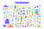 Dinosaurs Clipart Set, an Animal Illustration by JuliyArt (Thumbnail 3 of 11)