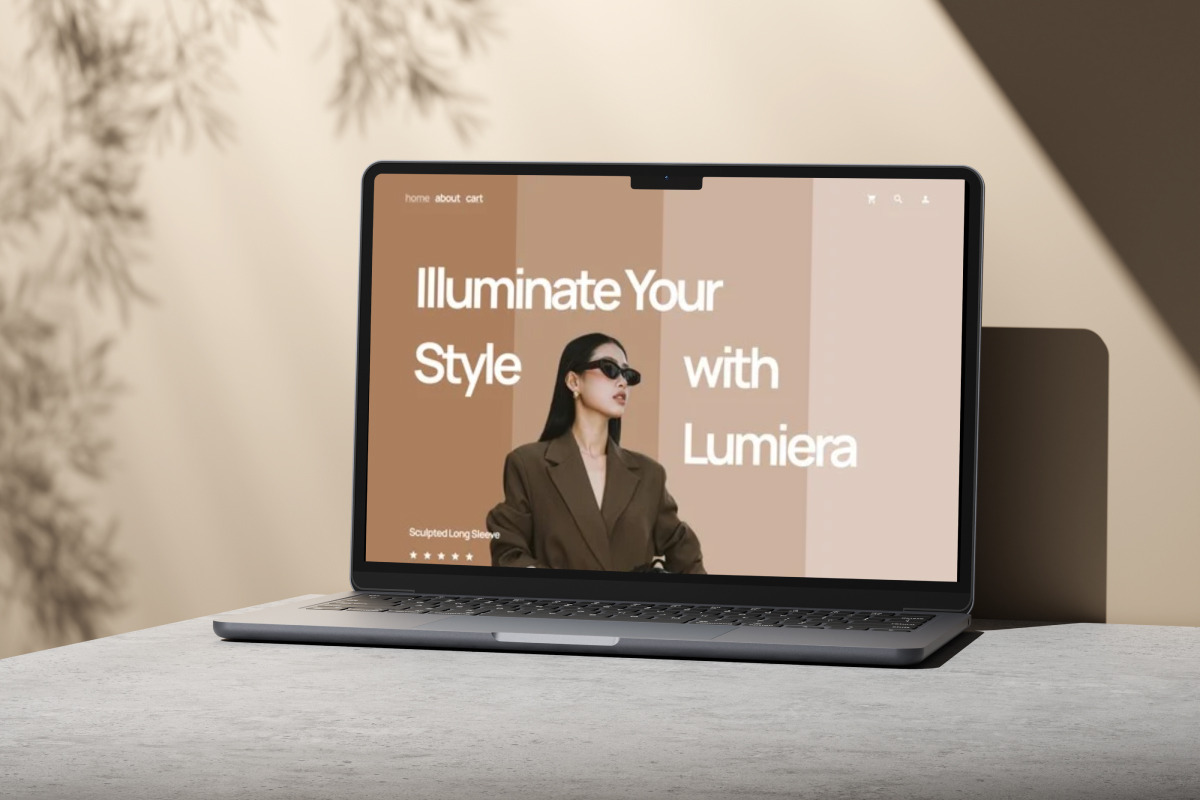Lumiera - Editorial Fashion Landing, a Landing Page Template by productype1 (Photo 5 of 5)