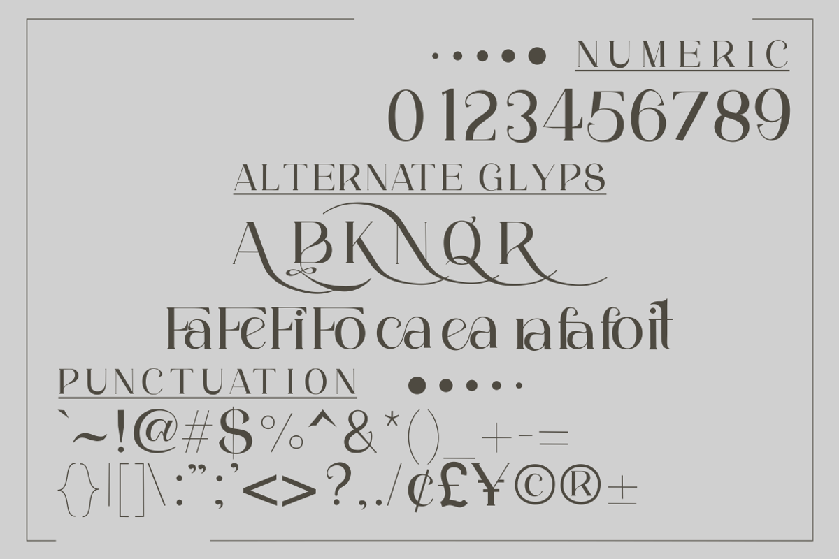 Ragam Luxury Font, a Serif Font by zerologicstudio (Photo 5 of 6)