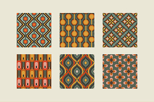 30 Retro Seamless Patterns