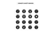 Cosmetic Safety Icons, a Solid Icon by e-artdesign (Thumbnail 3 of 3)