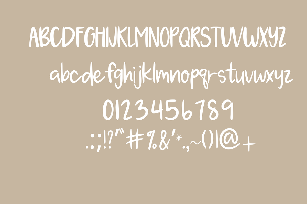Black Coffee, a Handwritten Font by nongnuchpolyiam1 (Photo 6 of 6)