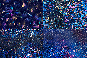 Navy Holographic Glitter Seamless, a Pattern Graphic by PrintablesByFranklyn (Thumbnail 3 of 6)