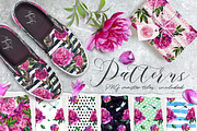 The Peony Symphony | Allegro Fuchsia, a Decorative Illustration by Inna Sinano (Thumbnail 7 of 11)