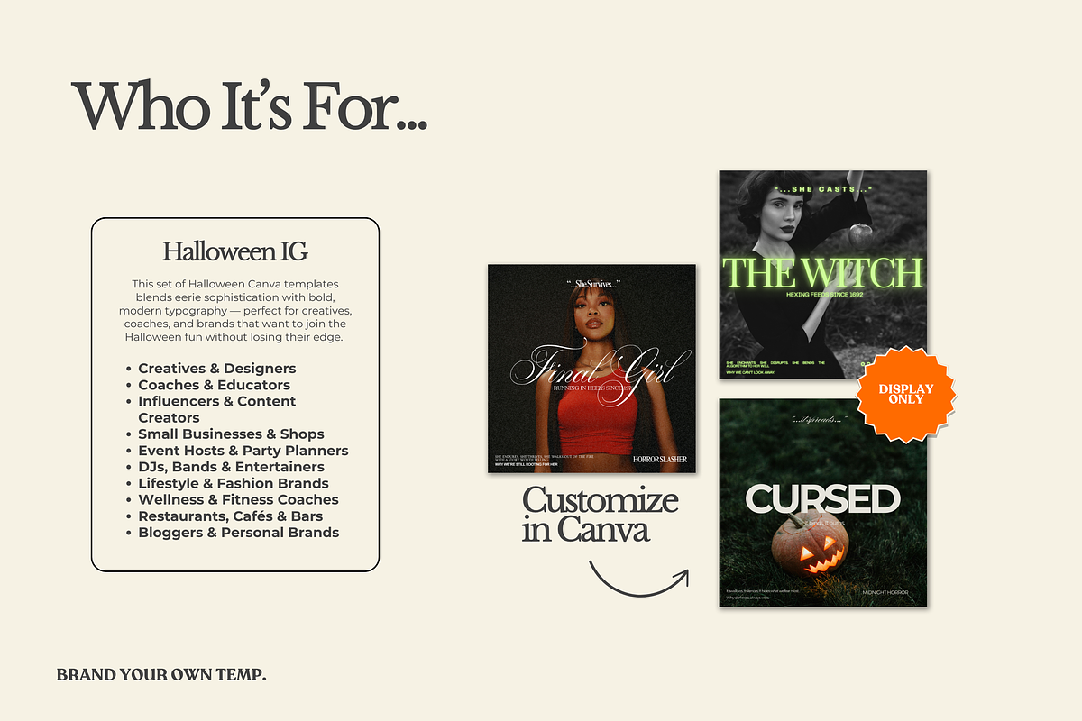 Halloween Canva Template Set 3, a Templates & Theme by BYOTstudios (Photo 11 of 12)