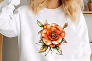 Winter Botanicals Watercolor Clipart, an Illustration by designcity5 (Thumbnail 3 of 5)