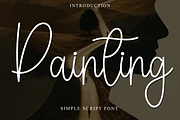 Painting, a Handwritten Font by FreshTypeINK (Thumbnail 1 of 7)