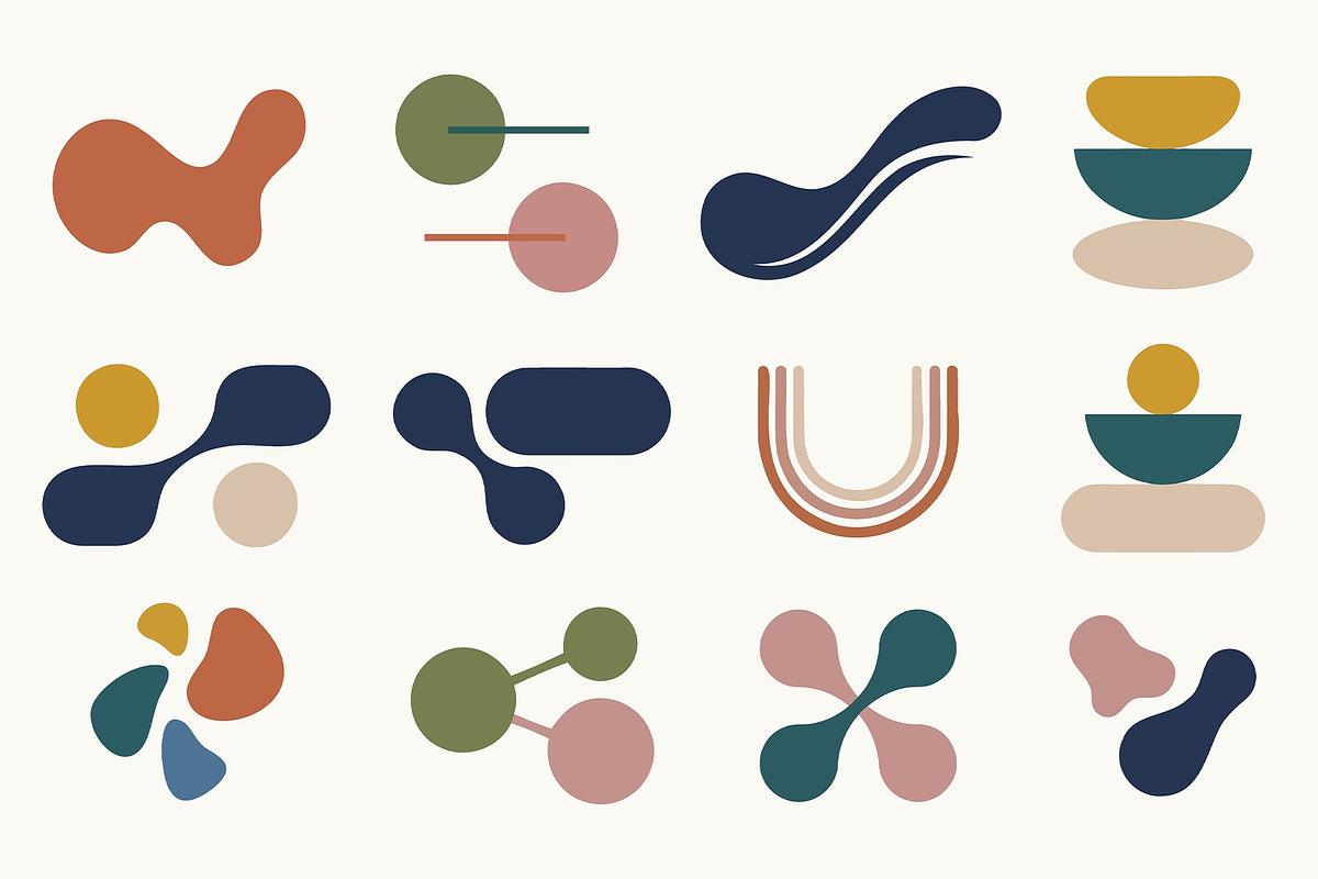 Abstract Vector Elements Shapes, an Object Graphic by zahidhossainalif (Photo 5 of 5)