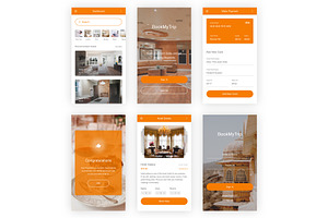 BookMyTrip - Hotel Booking Psd App