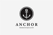 Minimalist Emblem Anchor Ship Nautic, a Branding & Logo Template by ...