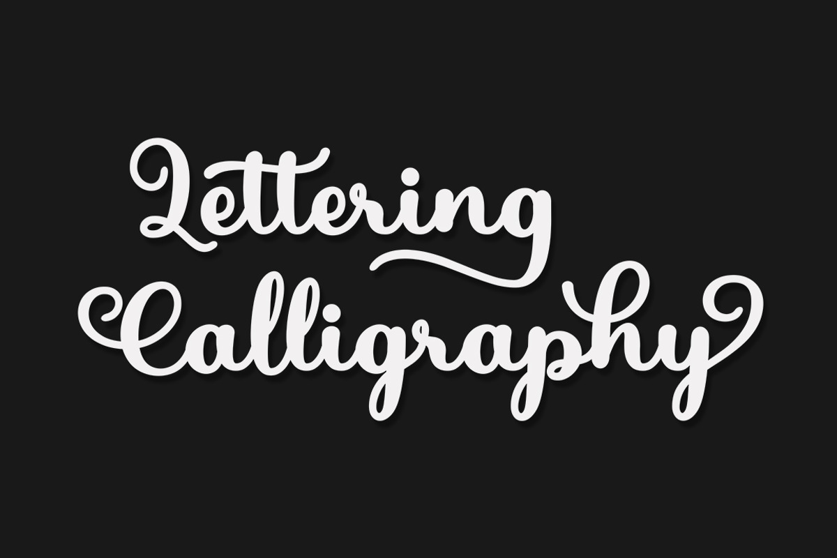 Fantasy Script, a Script Font by Bosstype Studio (Photo 3 of 8)